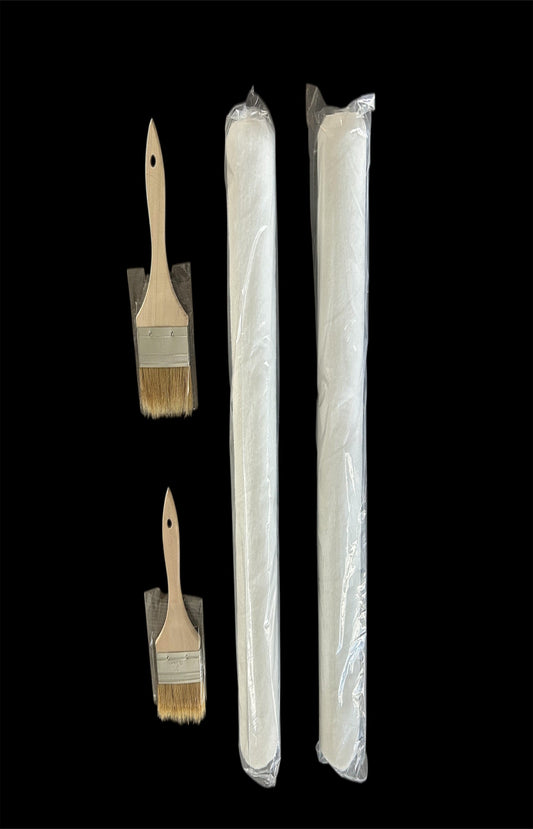 18 in roller and paintbrush  Epoxy Coatings   SAMPLE PACK ONLY $10.99 FREE SHIPPING!!