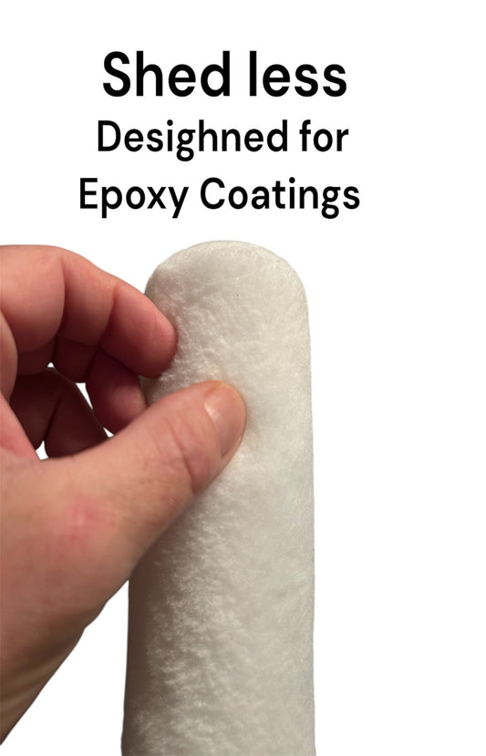 18 in roller. 50 Count Epoxy Coatings Sale $169.99  FREE SHIPPING!!